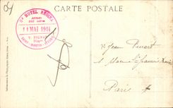 CPA Saut des Francais a Duranus Vallee de la Vesubie Excursion a de Nice Automobile