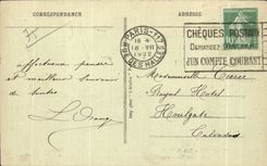 CPA Paris Bois de Boulogne Chalet des Lacs pris de La Route de Suresnes Boulogne Timber Lakes Swiss Cottage taken from