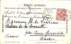 CPA Rigibahn Tunneldurchblick auf den Vierwaldstafferttesee Suisse