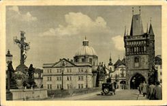 CPA Praha Staromestaka mostecka vez Tchequie 