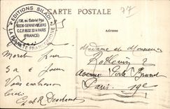 CPA Moret on loing edges of Loing upstream of the bridge