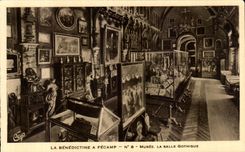 CPA La Benedictine A Fecamp Musee La Salle Gothique