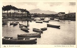 CPA St Jean de Luz La Riviere L Uxain et la Rhune