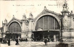 CPA Tours Train station Railway Station