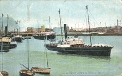 CPA Le Havre Le Port de Bateau a Vapeur