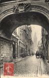 CPA Rouen the Street of the Large Clock