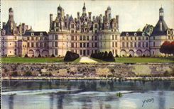 CPA La Douce France Chateaux La Loire Cahteau de Chambord