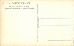 CPA Douse Chateauz Francia del Loire Chenonceaux