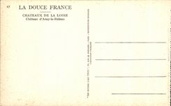 Castillo Azay de CPA Loire ch4ateau la cortina