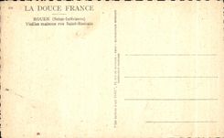 CPA Rouen the Old Houses street Saint Romain