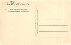 CPA Rouen Old women Houses street Saint Romain