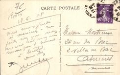 CPA Rouen Bridge Boieldieu Boat