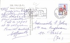 CPA Pau Clemenceau Public garden