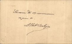 CPA Fantaisie Fleurs Que Votre arme a toute heure Brillante devertus Art sa douce demeure Dans le Coeur de Jesus