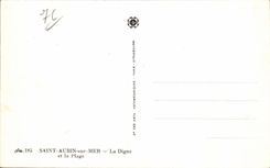 CPA Saint Aubin on Sea the Dam and the Beach