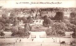 Jardin de CPA Le Havre de la calle del ayuntamiento de Paris