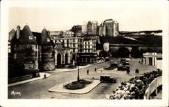 Pequenas tablas de CPA de Normandia Dieppe las torrecillas de Theature el castillo y la explanada del casino las torres
