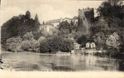 CPA Sauveterre Vue prise des Bords du Gave