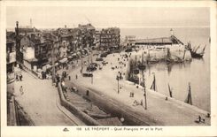 CPA Treport Qual Francois ler and the Port