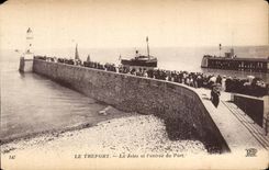 CPA Treport the Pier and I Entering of the Port Boat