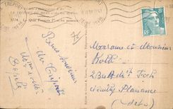 CPA Treport Have Seas the Francois quay 1st and frontier runners