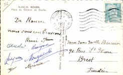 CPA Rouen Places General de Gaulle