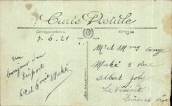 CPA Treport the Beach has Marie Basse