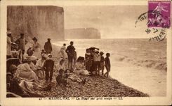 CPA Mesnil Valley the Beach by heavy weather