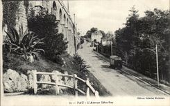 CPA Pau Which occurred Leon Say Tram