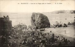 CPA Biarritz coin de la Plage pres le casino
