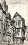 CPA Rouen Old woman House of the century Street Romain