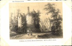 CPA In Normandy Castle of Cleres