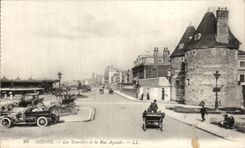 Torrecillas y la calle Aguado de CPA Dieppe del automovil