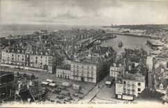 Opinion de CPA Dieppe tomada de la torre del santo Jacques de la iglesia de I