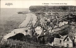 CPA Fecamp Vue Generale sur la Plage