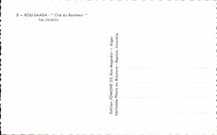 CPA Bou Saada Cite du Bonheur Les jardins