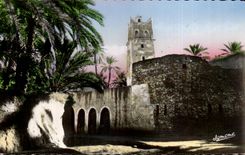 CPA Scenes   Types Biskra Mosquee de M Cid