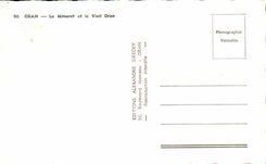 CPA Oran the Minaret and Old Oran