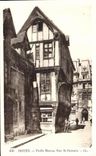 CPA Rouen Old woman House Street St Romain