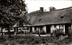 CPA Yvetot Thatched cottage of the country of Caux