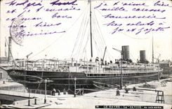 CPA Le Haver La Savoie en cale Seche Bateau Paquebot 