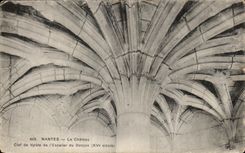 CPA Nantes the Keystone Castle of Staircase of the Keep