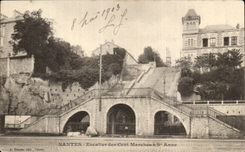 CPA Nantes Escalier of the Hundred Markets has St Anne