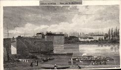 CPA Old Nantes Bridge of the Madeleine