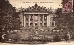 CPA Nantes Public garden of the Currency and Museum