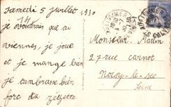 CPA Saint Aubin Church Cows