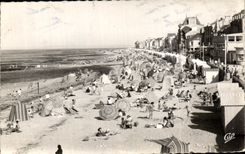 CPA Saint Aubin On Sea the Beach and the Walk