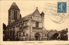 CPA Ouistreham L Eglise