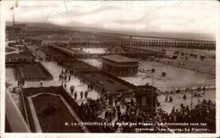 CPA TRouville La reine des plages Promenade vers les planches Les sports La piscine 