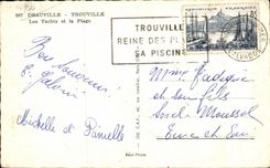 CPA Trouville Deauville Yachts and the Beach Boat